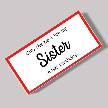 Ciocolată personalizată cu text - Reduced