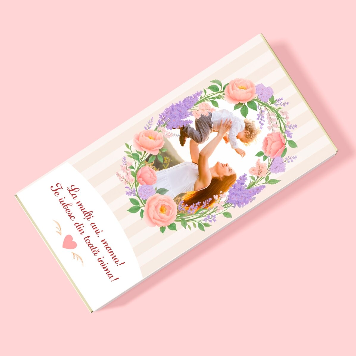 Персонализиран шоколад с текст и снимка - Мама