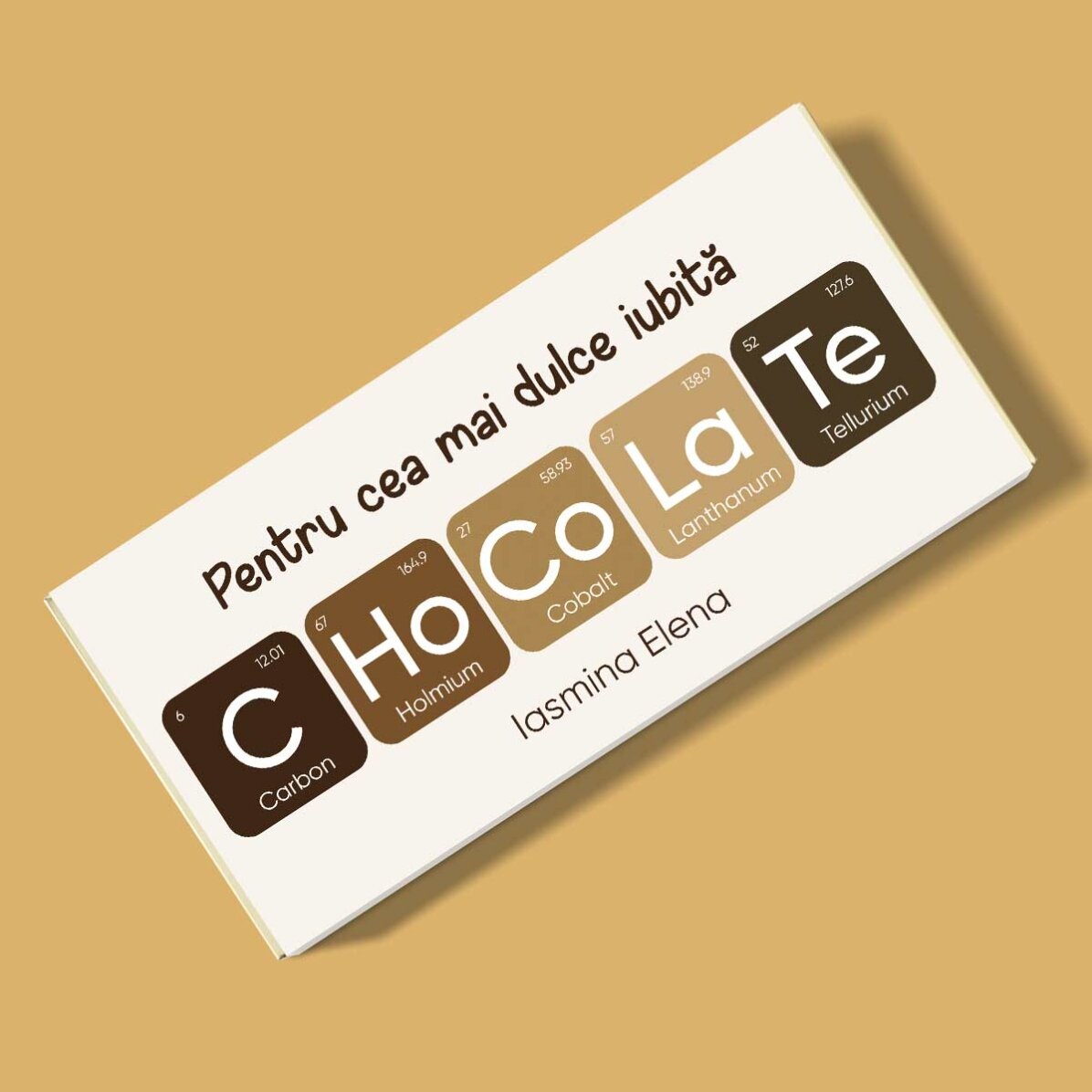 Ciocolată personalizată cu text - Sweet