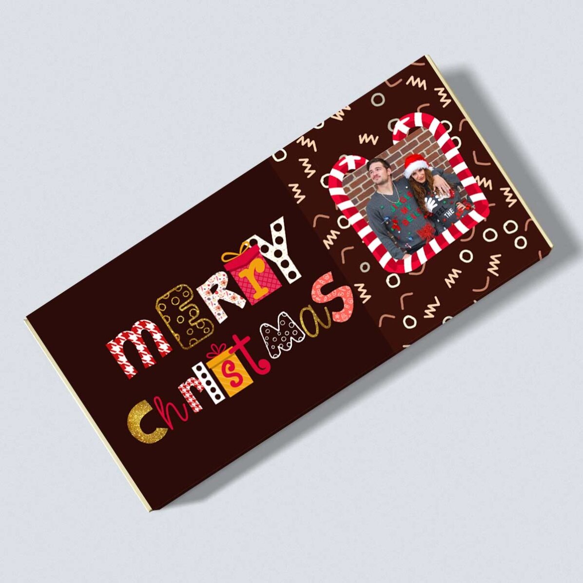 Ciocolată personalizată de Crăciun - Merry Christmas