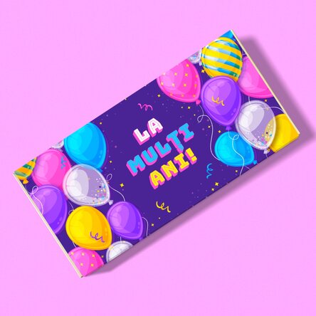 Ciocolată personalizată pentru zi de naștere