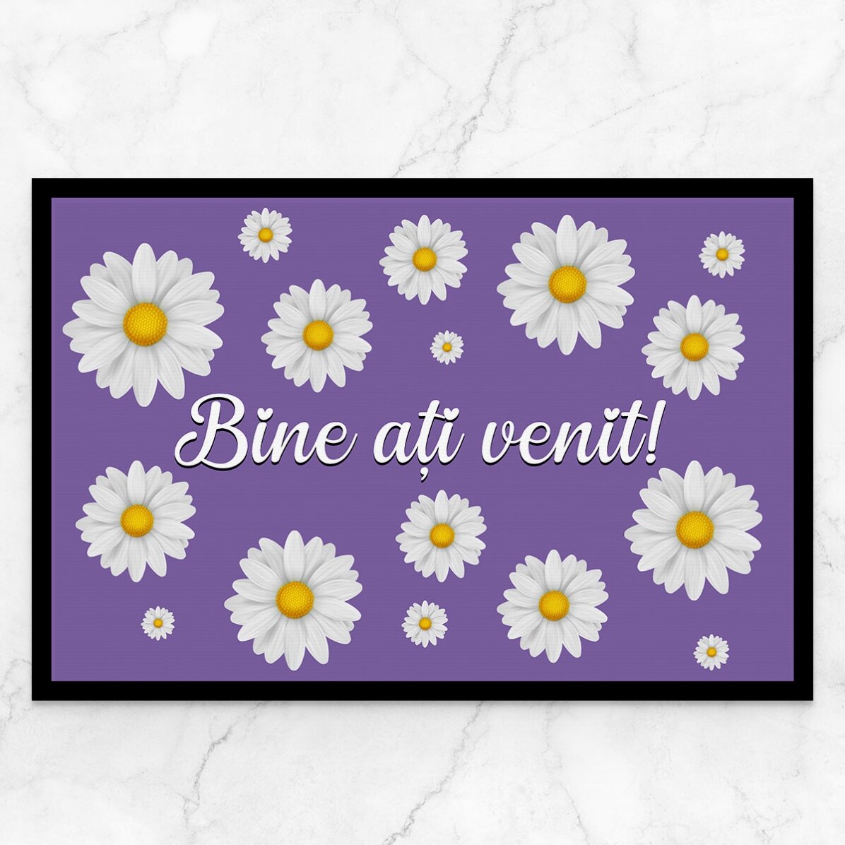 Covoraș de intrare personalizat cu text - Margarete