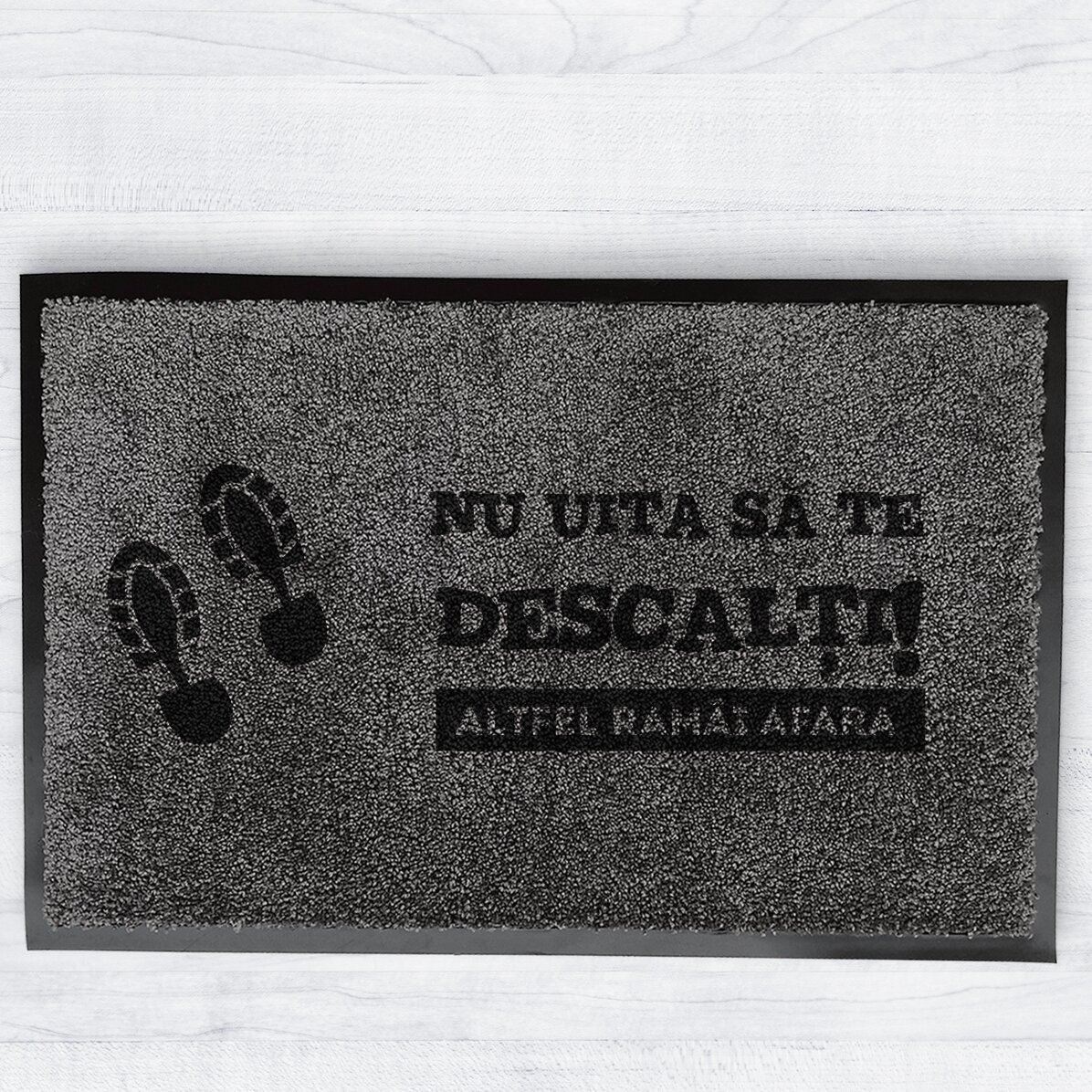 Covoraș intrare de interior personalizat  - Nu uita să te descalți