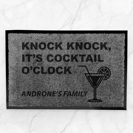 Covoraș intrare de interior personalizat - Cocktail o