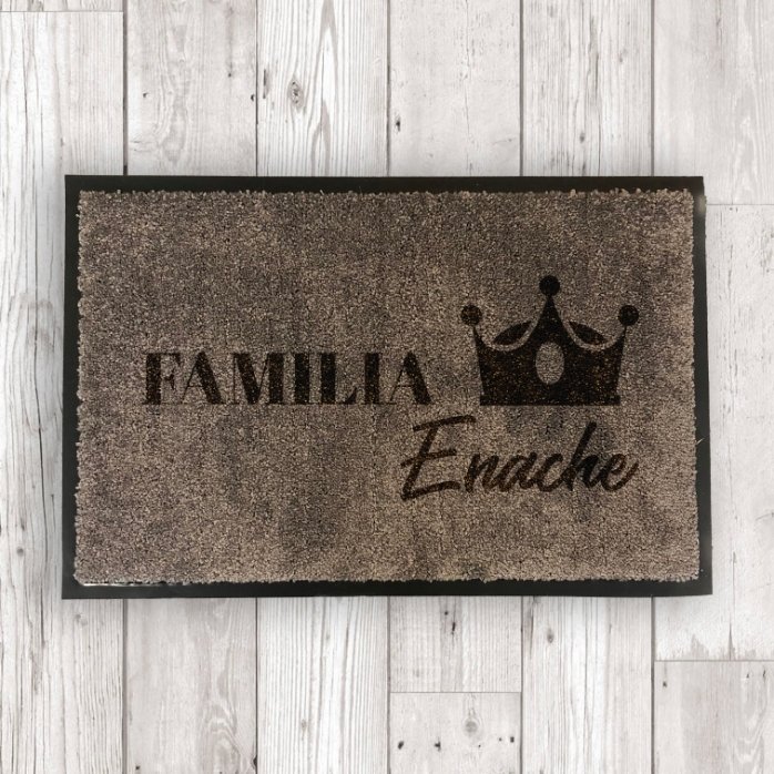 Covoraș intrare de interior personalizat - Familie regală