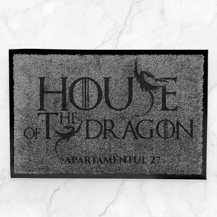 Covoraș intrare de interior personalizat - House of the Dragon