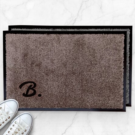 Covoraș intrare de interior personalizat - Inițiala