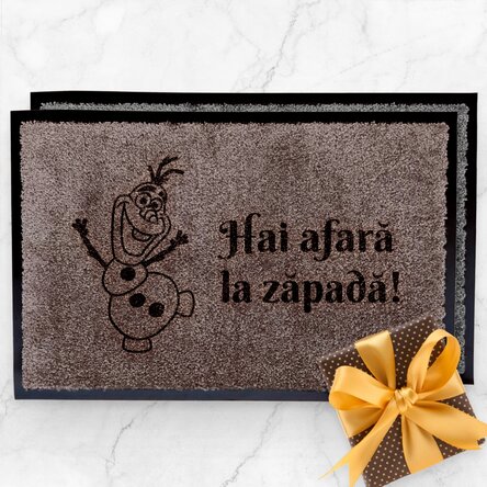 Covoraș intrare de interior personalizat - Olaf