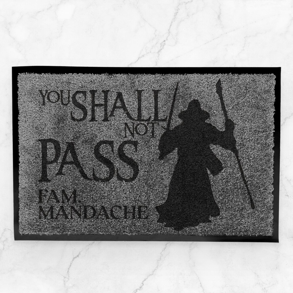 Covoraș intrare de interior personalizat - You shall not pass