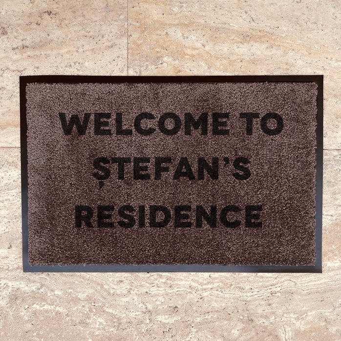 Covoraș intrare de interior personalizat
