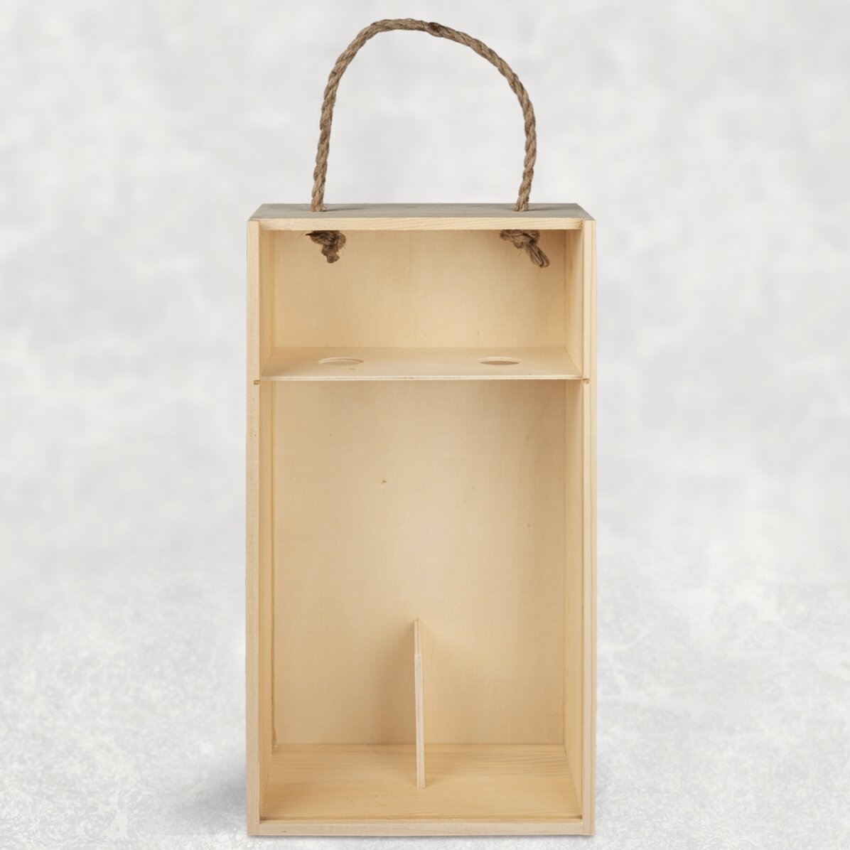 Cutie de vin pentru 2 sticle personalizată cu 2 poze și mesaj - Momente