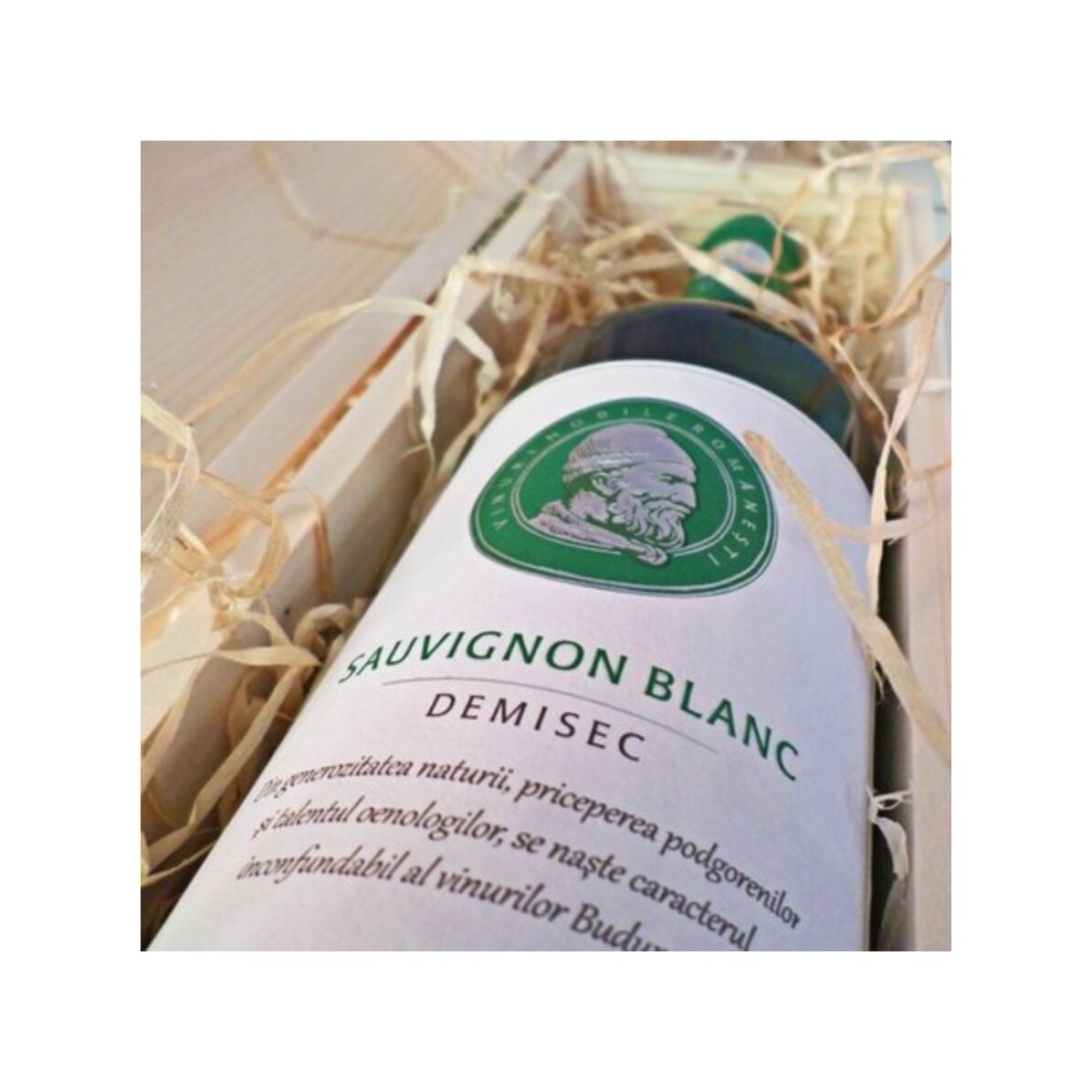 Cutie de vin personalizată cu text - Cele mai frumoase gânduri