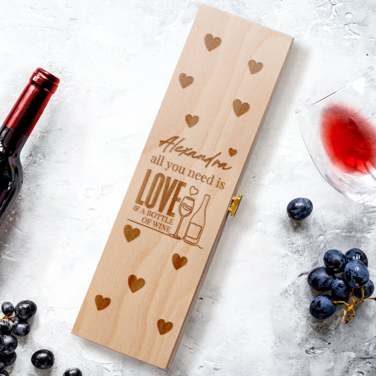 Cutie de vin personalizată pentru orice ocazie - All you need 