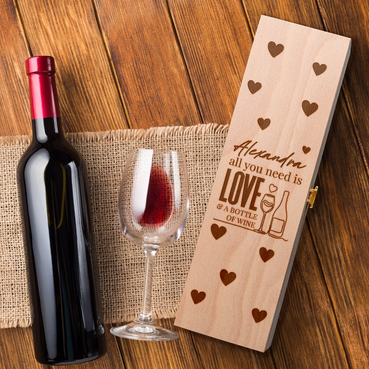 Cutie de vin personalizată pentru orice ocazie - All you need 