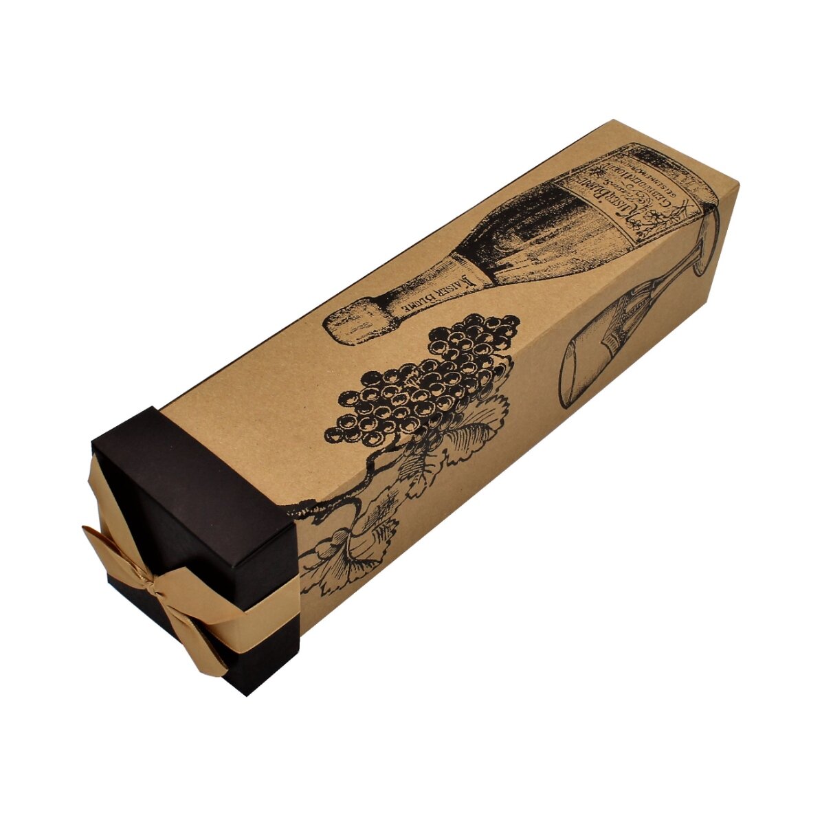 Cutie pliabilă băuturi - model kraft