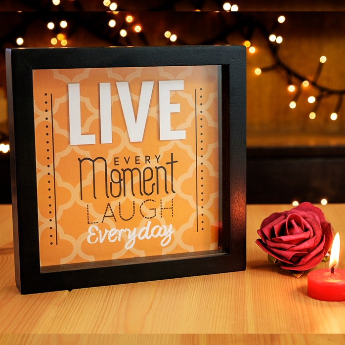 Decorațiune de perete - Live every moment