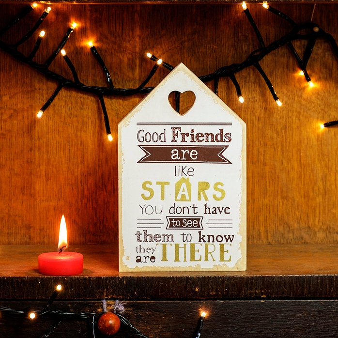 Decorațiune good friends are like stars