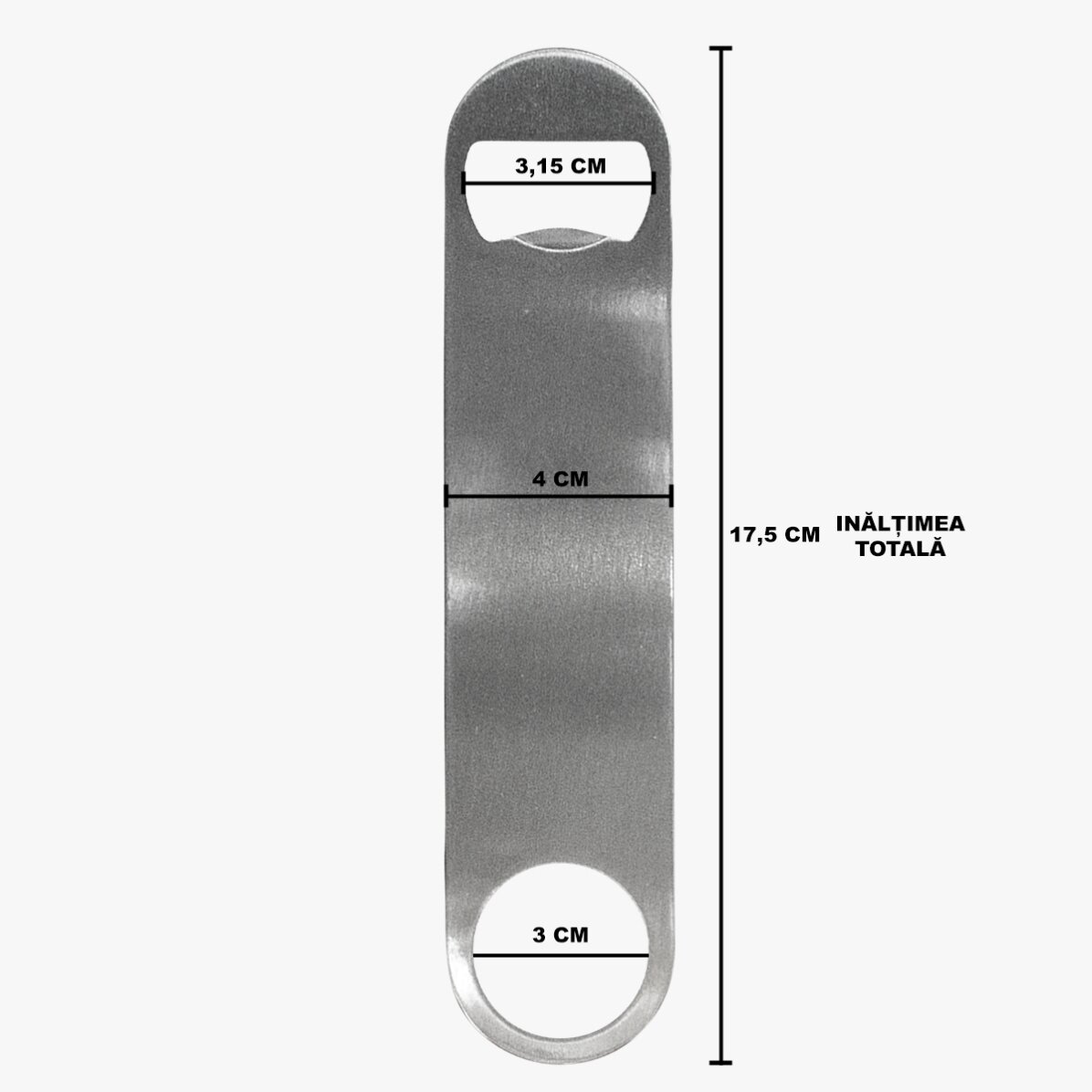 Desfăcător de bere personalizat cu logo pe fundal color