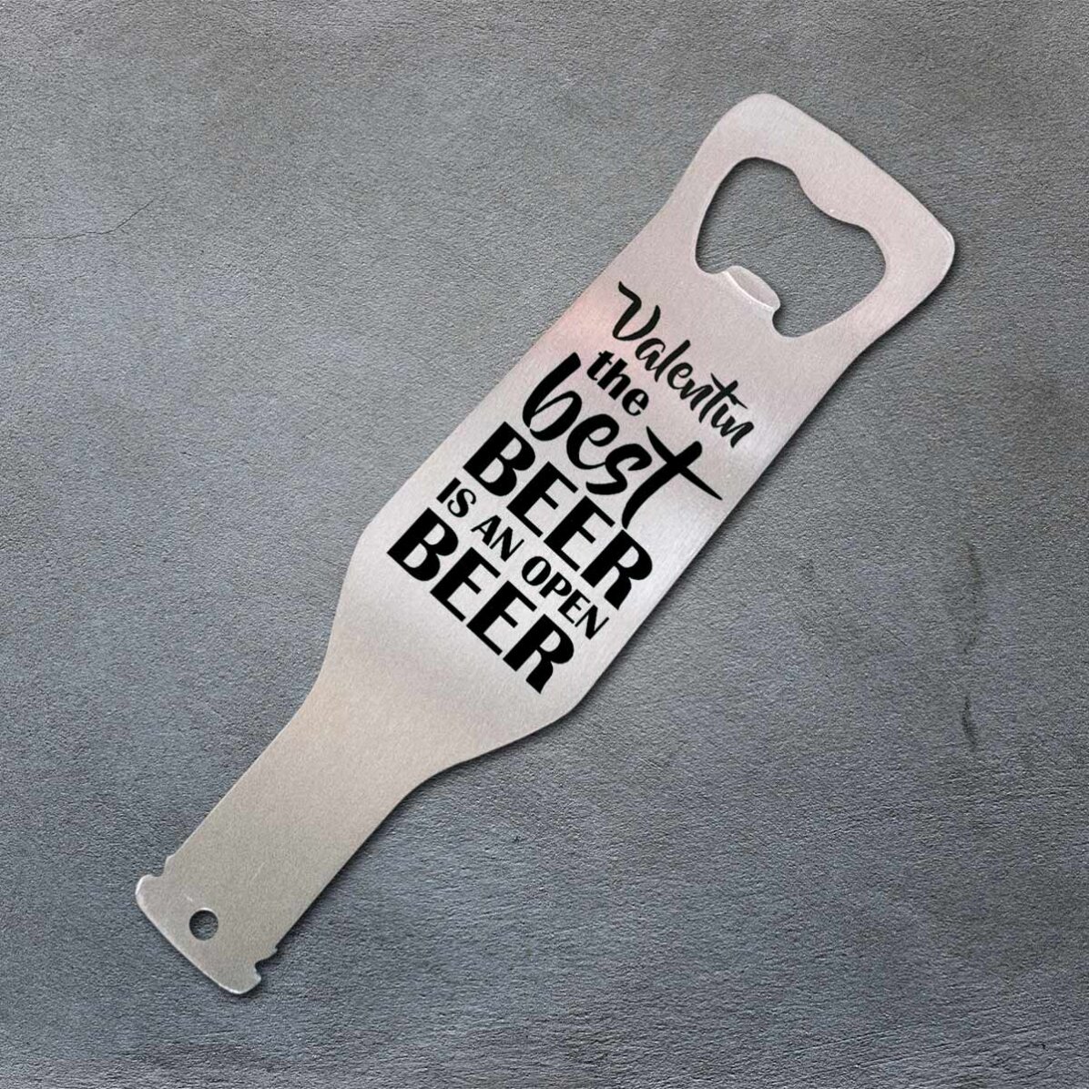 Desfăcător de bere personalizat - Best beer is an open one
