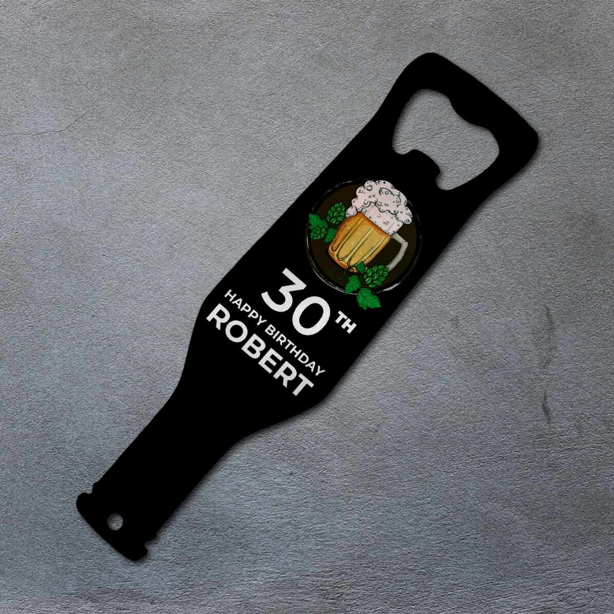 Desfăcător de bere personalizat - Birthday 