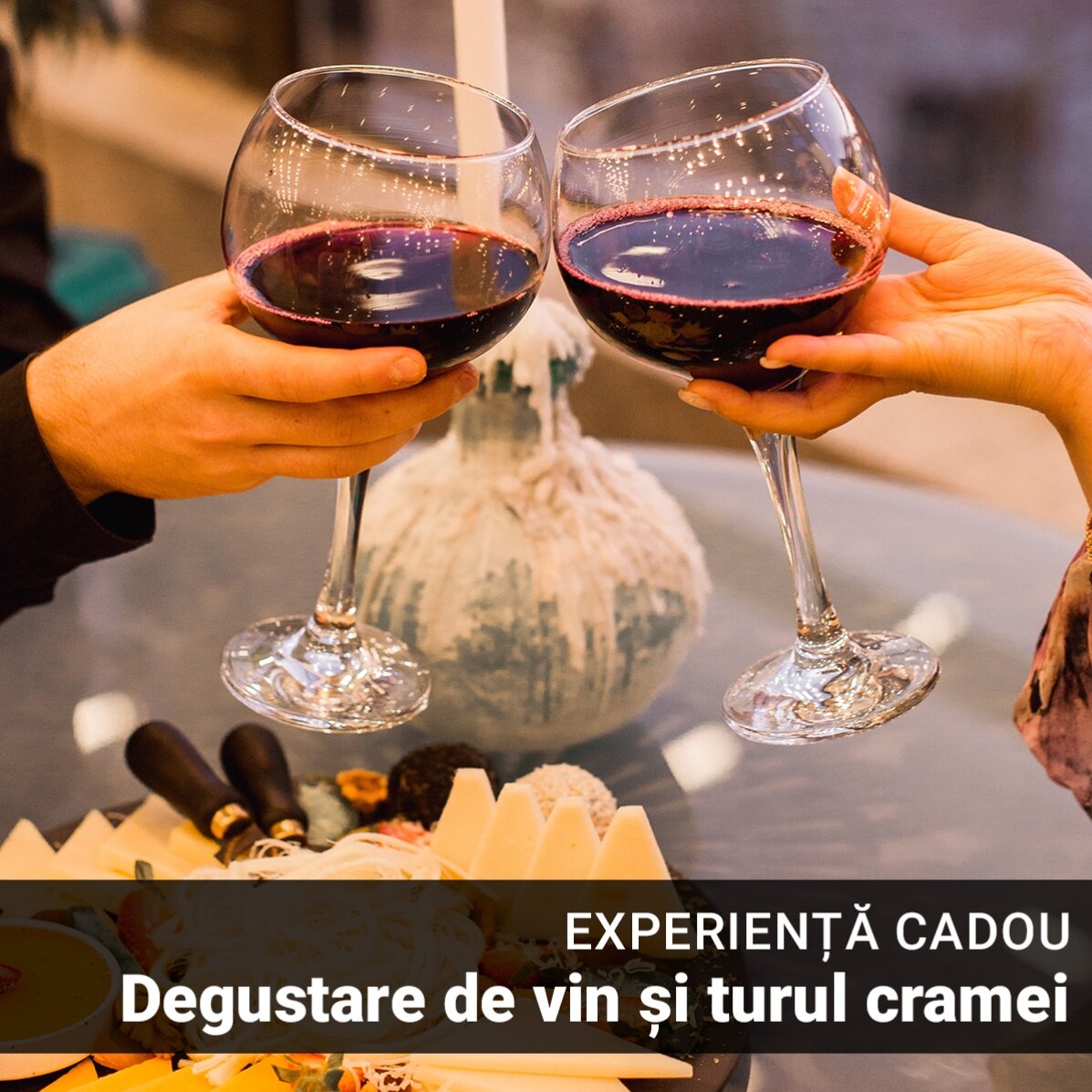 Experiență cadou  - Degustare de vin pentru 2 persoane și turul cramei Budureasca