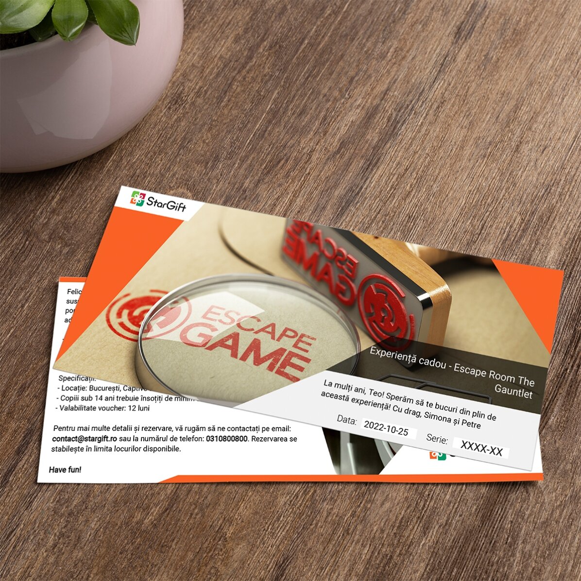 Experiență cadou - Escape Room The Gauntlet