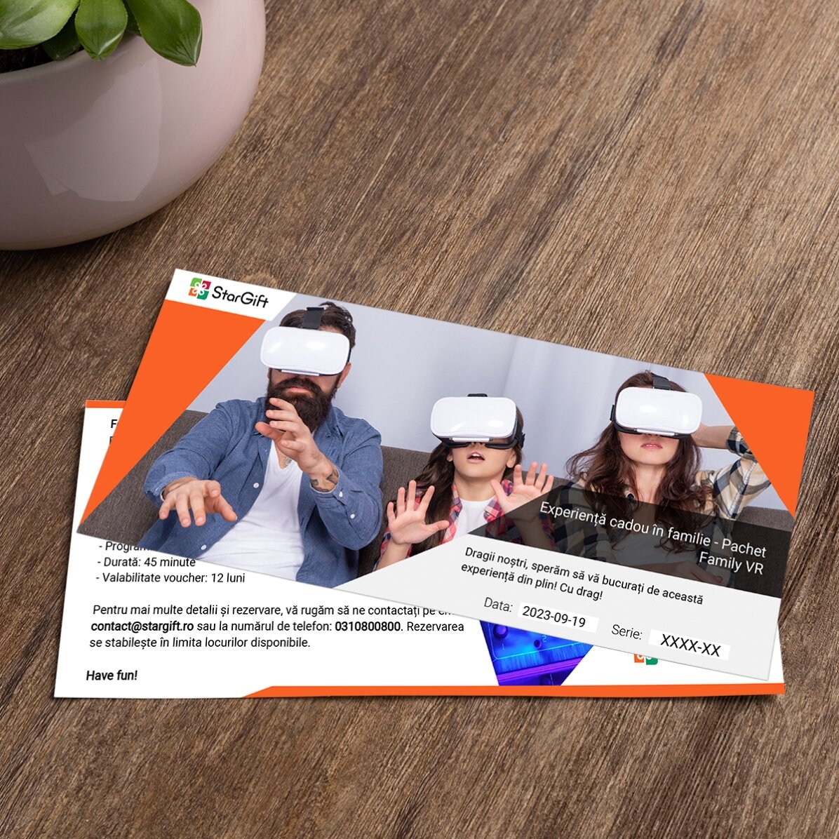 Experiență cadou în familie - Pachet Family VR 