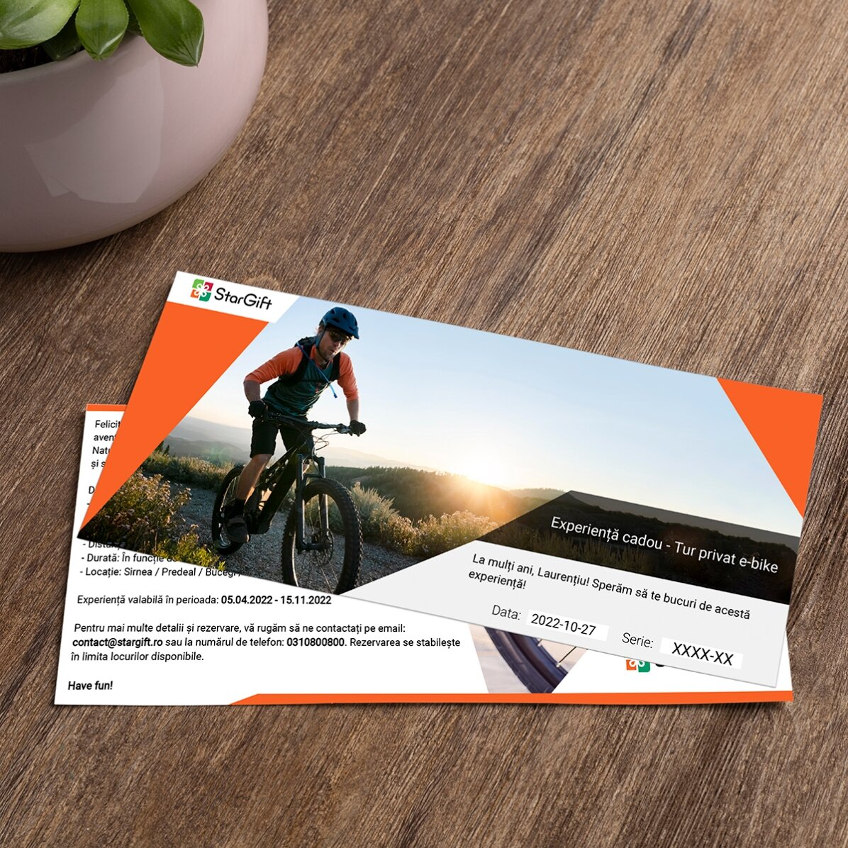 Experiență cadou - Tur privat e-bike