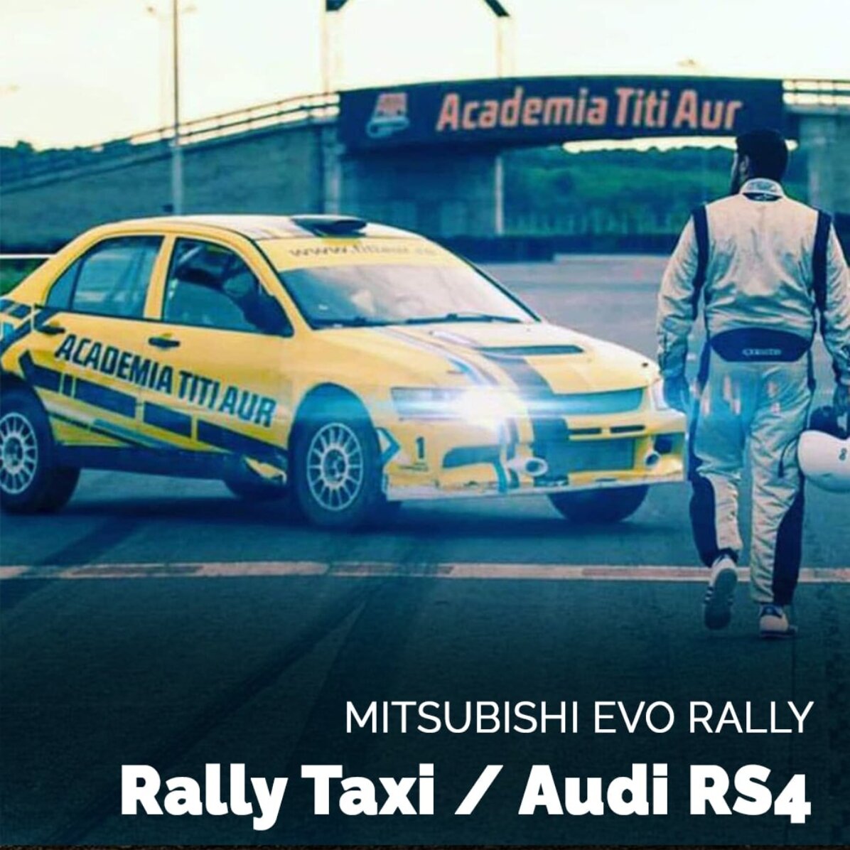 Experiență Mitsubishi EVO Rally la Academia Titi Aur