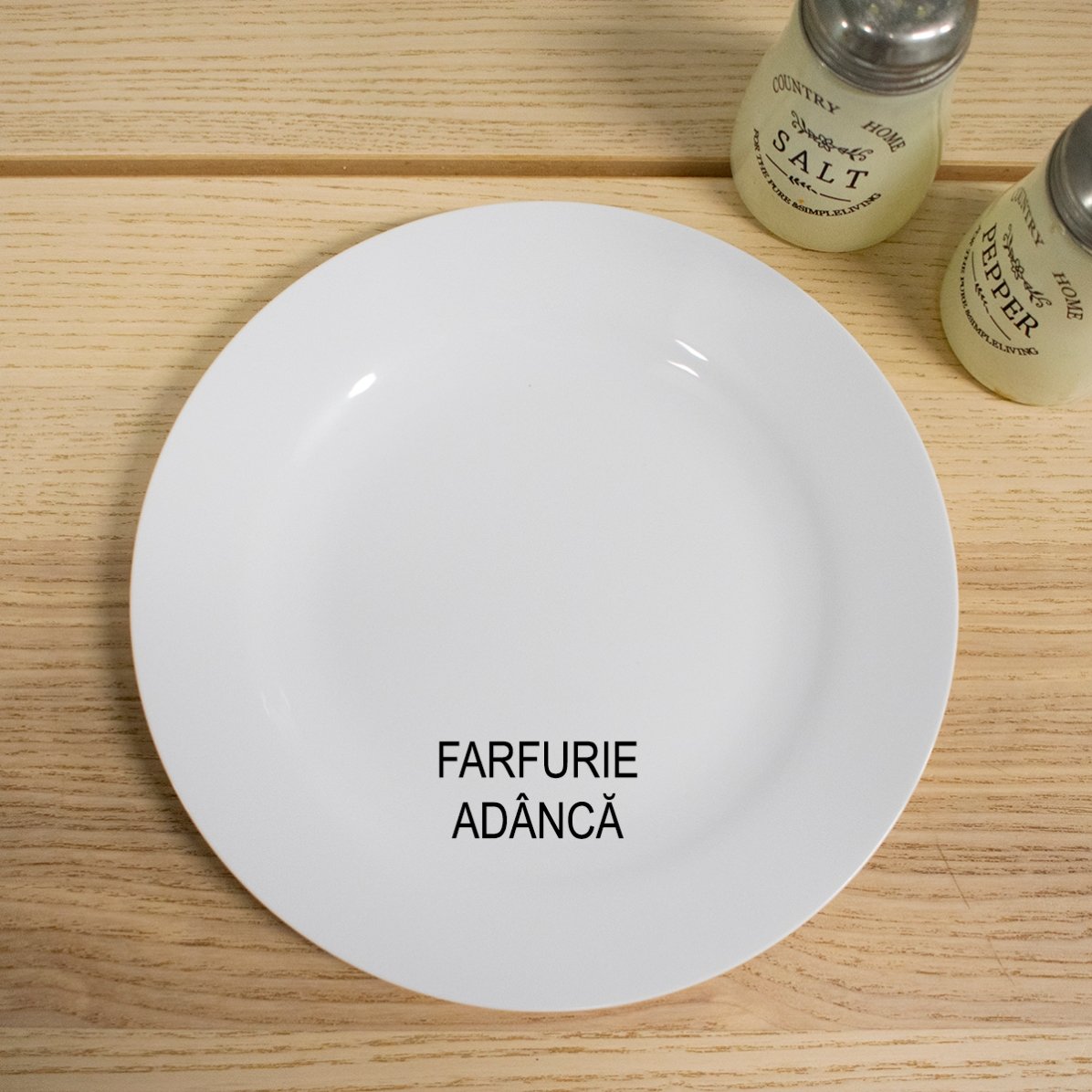 Farfurie roz personalizată cu text 