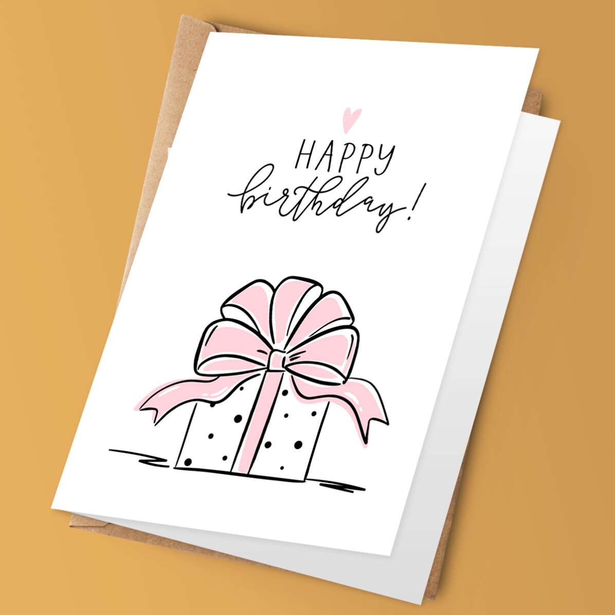 Felicitare personalizată - Birthday gift