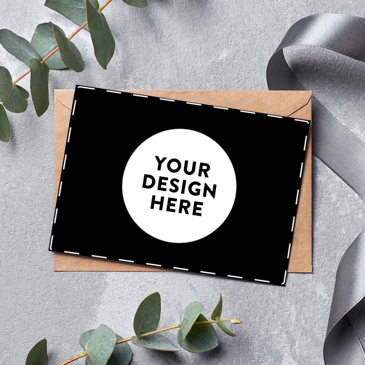 Felicitare personalizată cu grafica ta - Landscape 