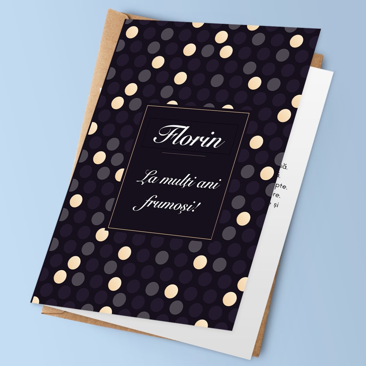 Felicitare personalizată cu text - Aniversare 