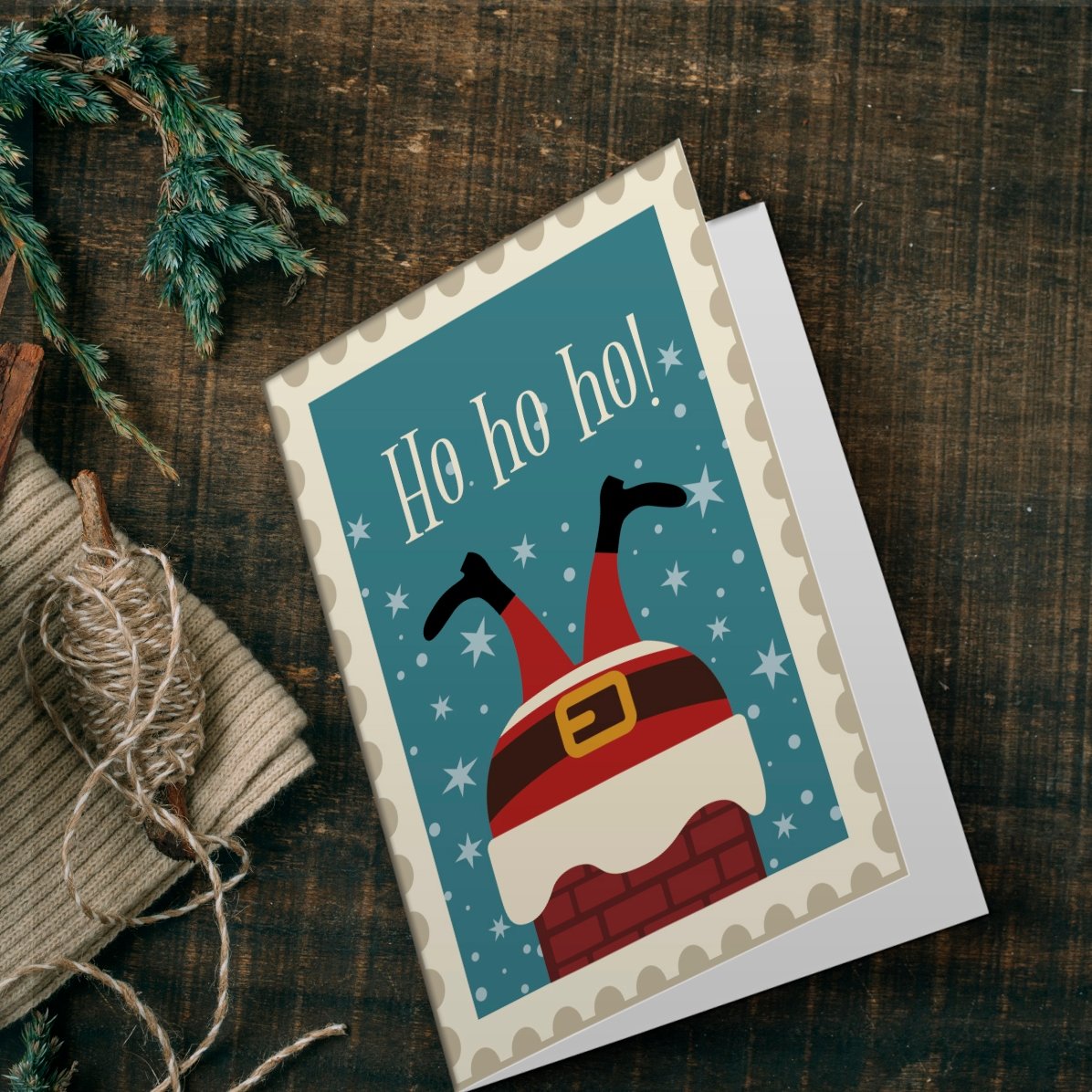 Felicitare personalizată - Ho ho ho!