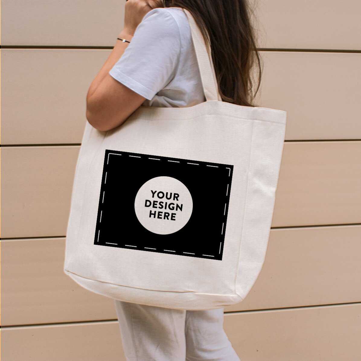 Geantă de plajă personalizată cu grafica ta