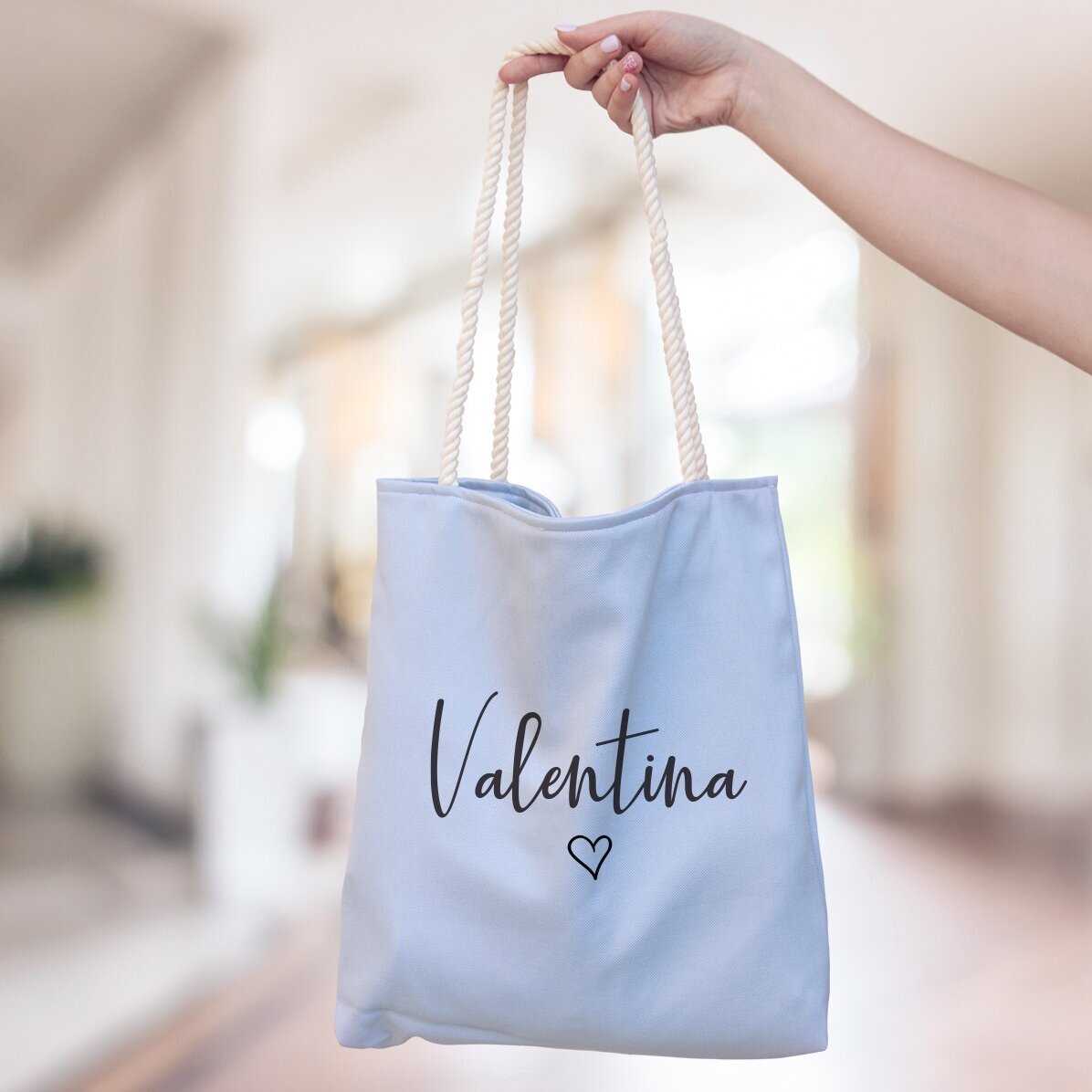 Sacoșă personalizată cu nume