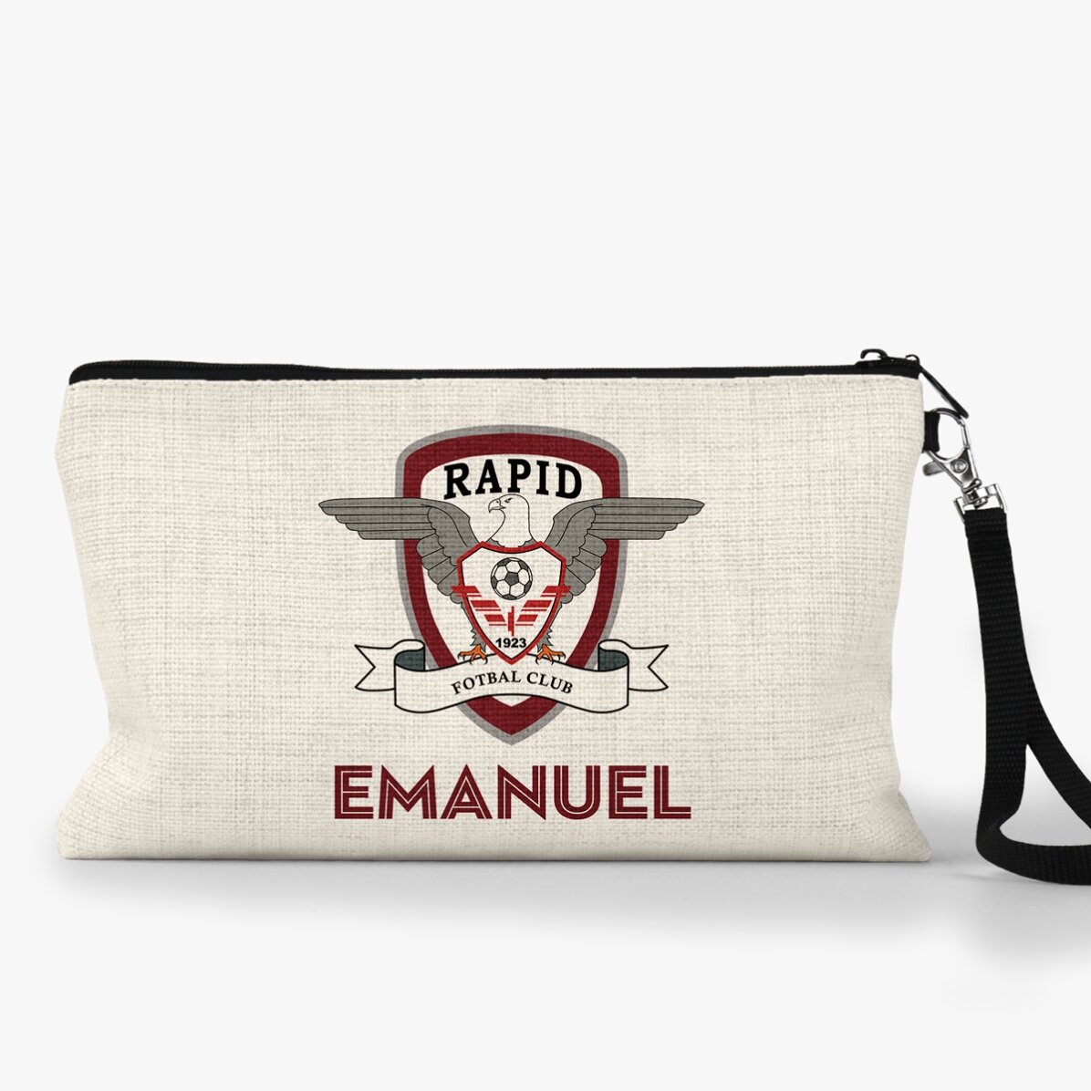 Gentuță pentru accesorii FC Rapid personalizată cu nume