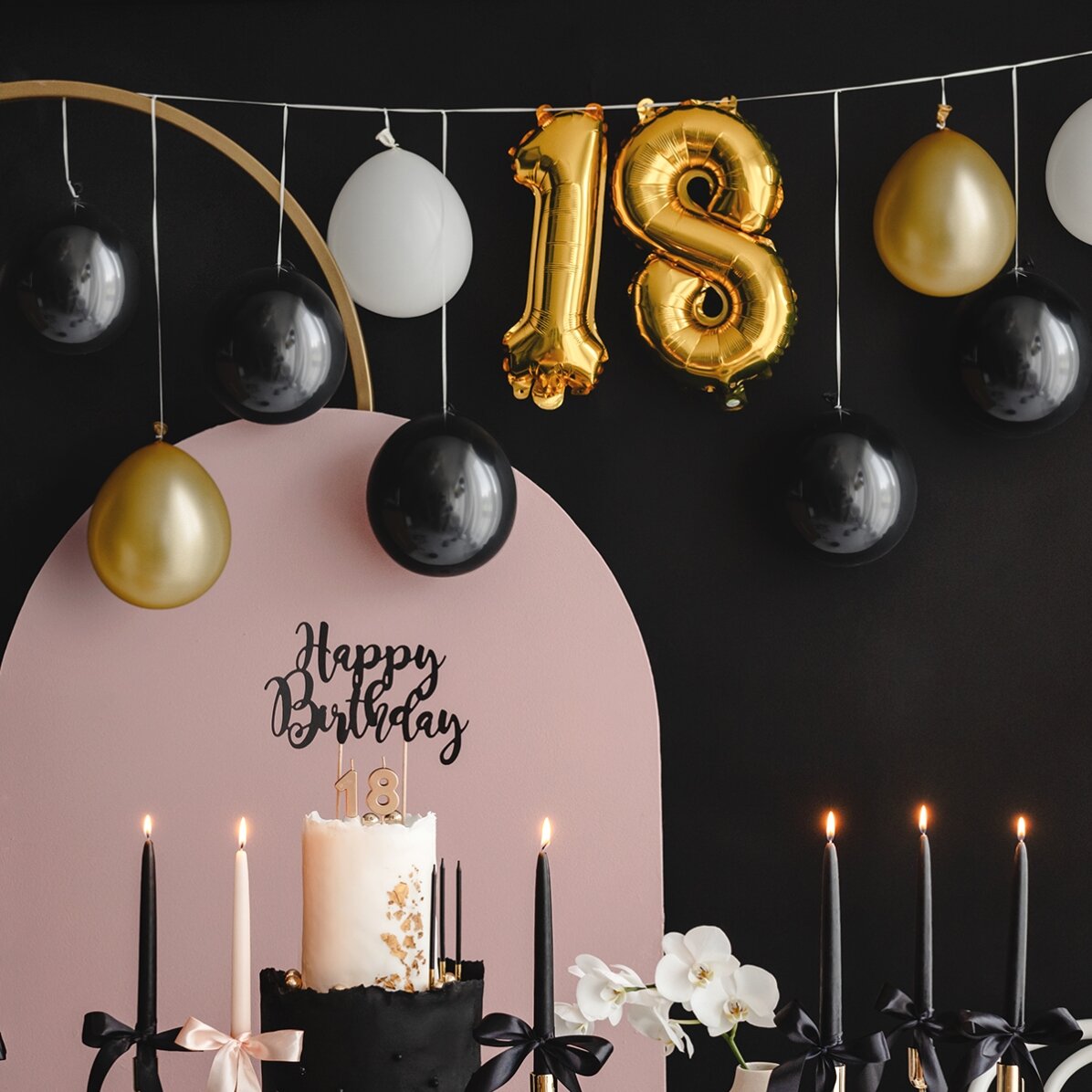 Ghirlandă de baloane - Majorat