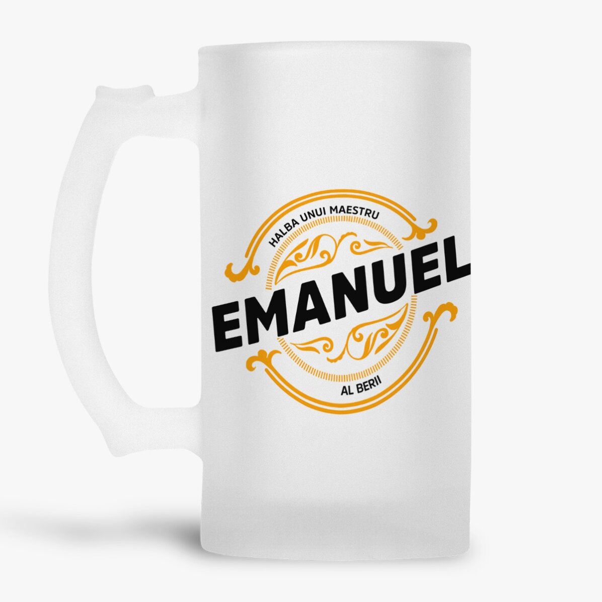 Halbă de bere personalizată cu numele tău