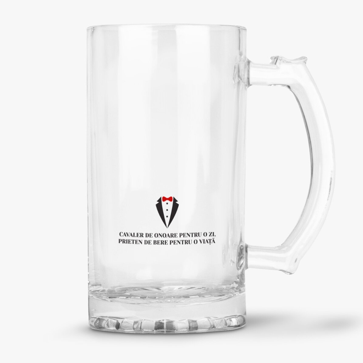 Halbă de bere personalizată cu text - Cavaler