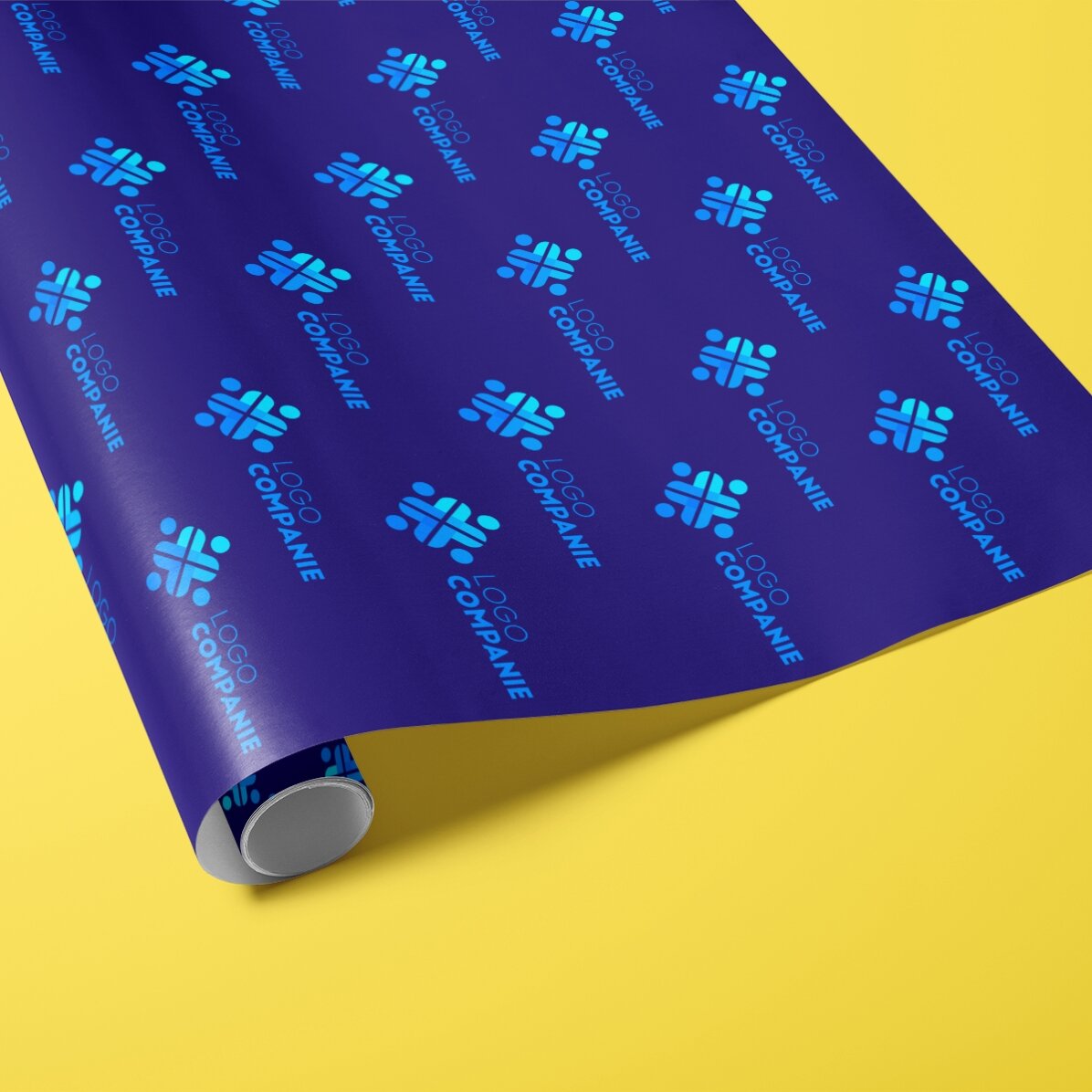 Hârtie de împachetat cadouri personalizată cu logo