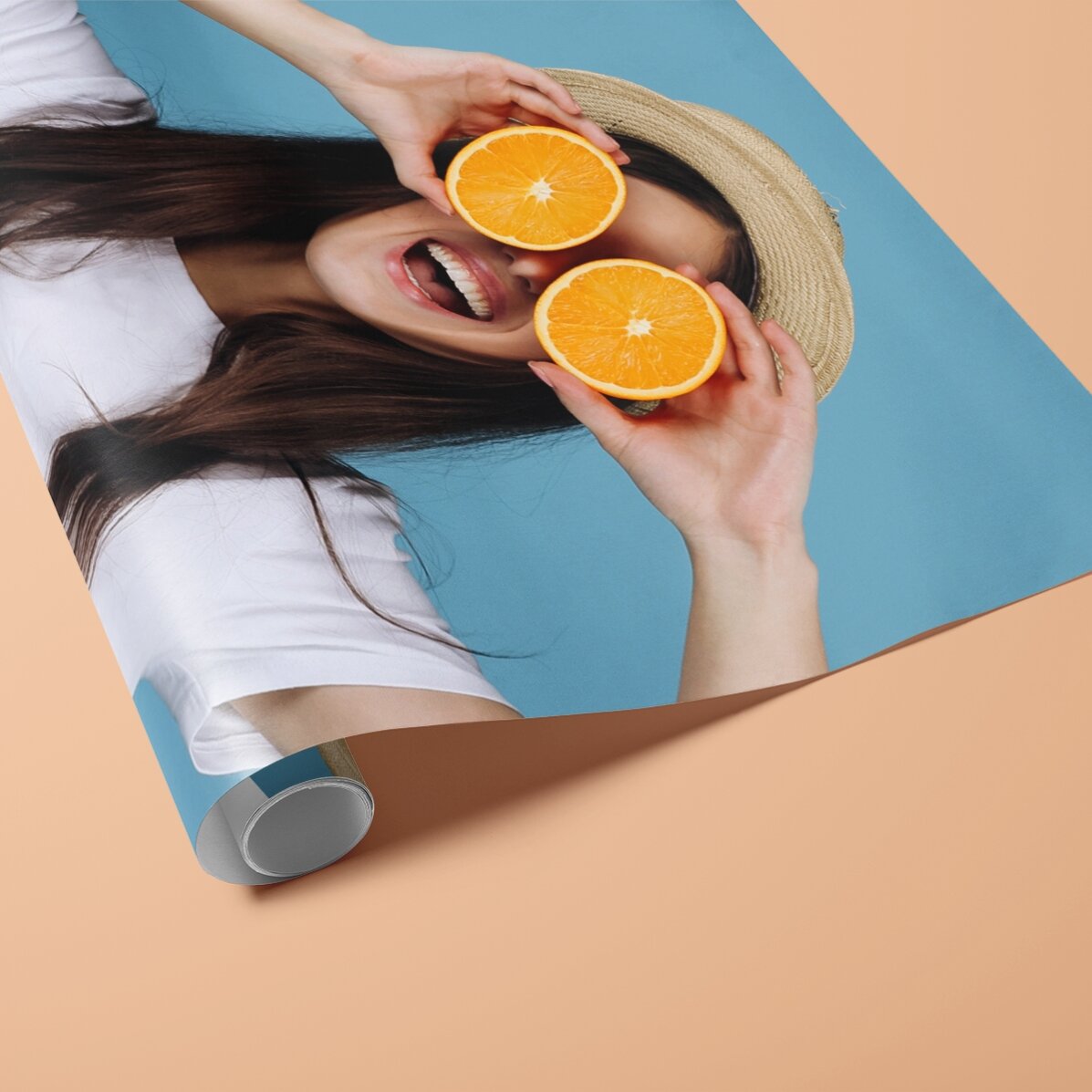 Hârtie de împachetat cadouri personalizată cu o poză 