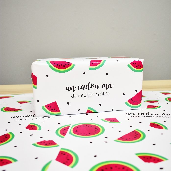 Hârtie de împachetat cadouri personalizată - Pepeni