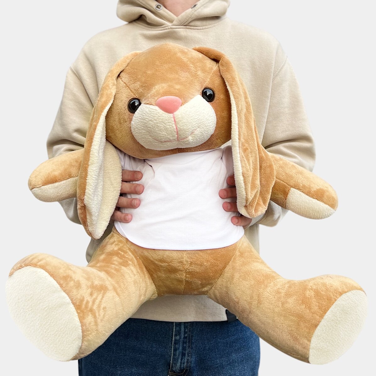 Pluș iepure personalizat - Paște fericit!