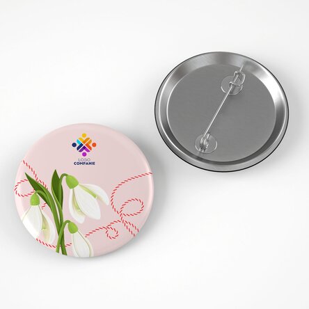 Insignă personalizată cu logo - Primăvară