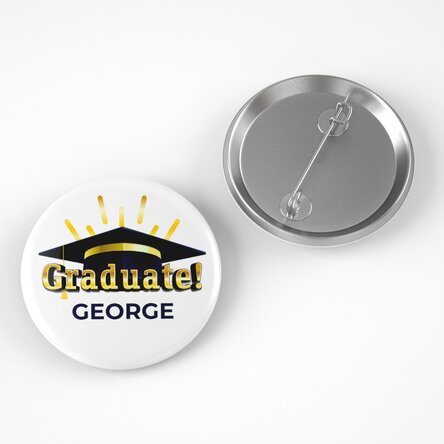 Insignă personalizată cu nume - Graduate