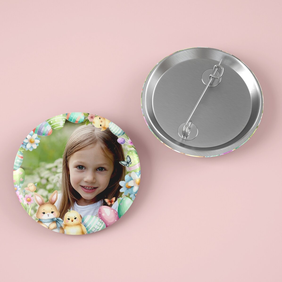 Insignă personalizată cu poză - Paște