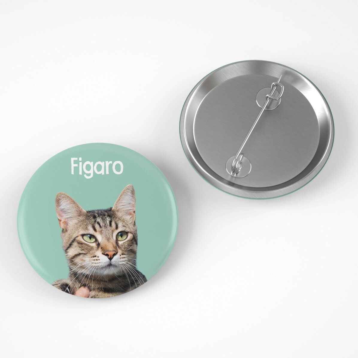 Insignă personalizată cu poză și mesaj - Animăluțul tău