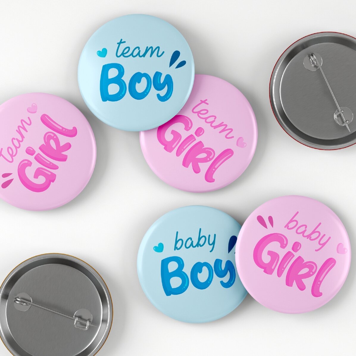 Insignă personalizată cu text - Team