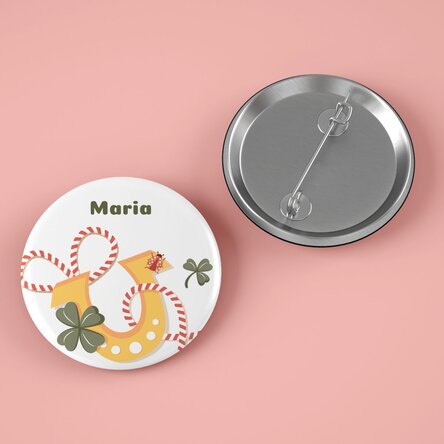 Insignă personalizată cu text - Mărțișor